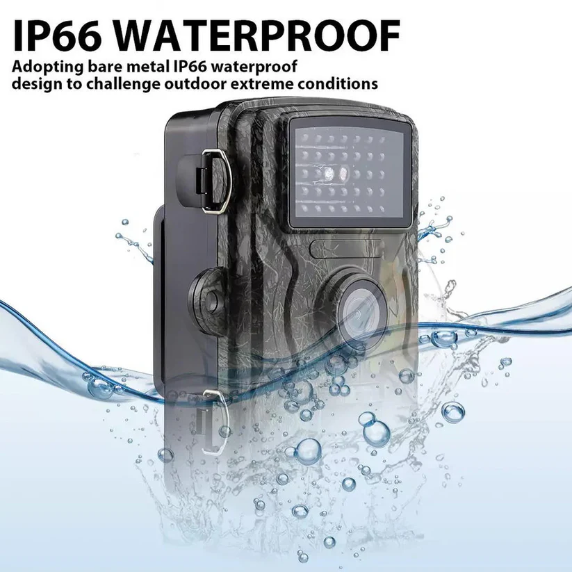High-Definition Night Vision Outdoor Wildlife Camera - Motion Activated, Waterproof, Infrared for Wildlife Observation