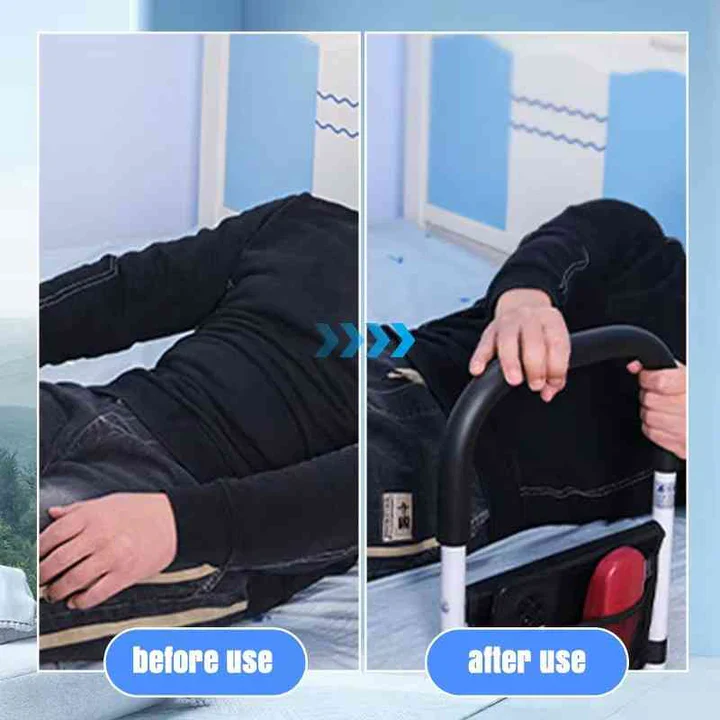 Adjustable Bed Side Rails for Elderly - Safety Guard for Seniors, Fall Prevention, Easy Installation