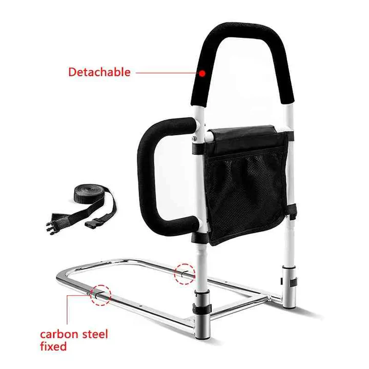Adjustable Bed Side Rails for Elderly - Safety Guard for Seniors, Fall Prevention, Easy Installation