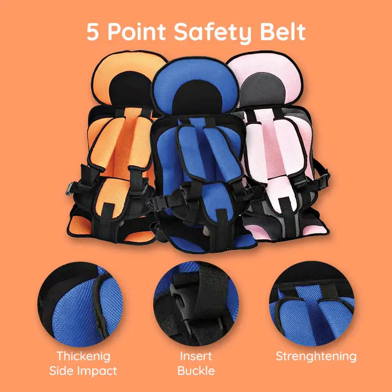 Child Safety Car Seat Cushion - Comfortable & Protective Booster Seat for Kids