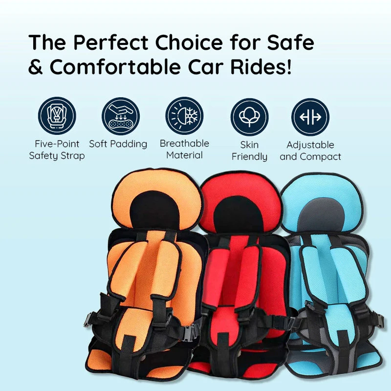 Child Safety Car Seat Cushion - Comfortable & Protective Booster Seat for Kids