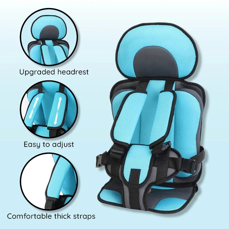 Child Safety Car Seat Cushion - Comfortable & Protective Booster Seat for Kids
