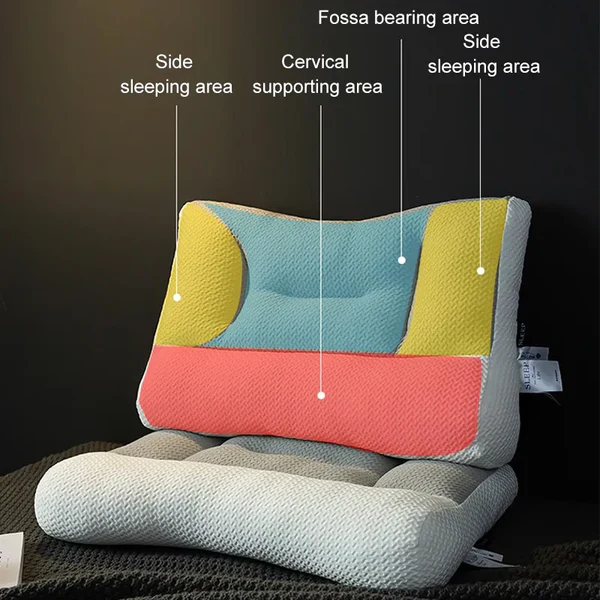 Ergonomic Orthopedic Neck Pillow for Comfortable Sleep & Neck Support