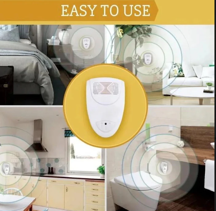 Ultrasonic Bed Bug Repeller - Effective Bed Bug Elimination in Just 48 Hours | Safe, Chemical-Free Solution