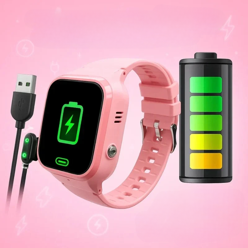Kids Smart Watch with GPS Tracker - Waterproof, Fitness Tracking, and SOS Alert Features