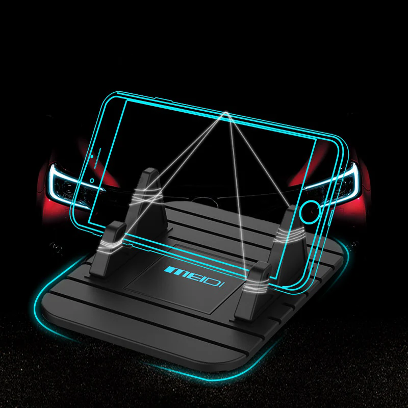 Universal Non-Slip Phone Holder for Car & Home - Secure Grip, Adjustable Viewing Angle, Compatible with All Smartphones