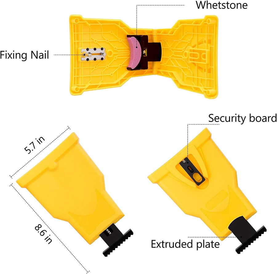 Professional Chainsaw Teeth Sharpener - Fast & Efficient Blade Sharpening Tool for Precision Cutting