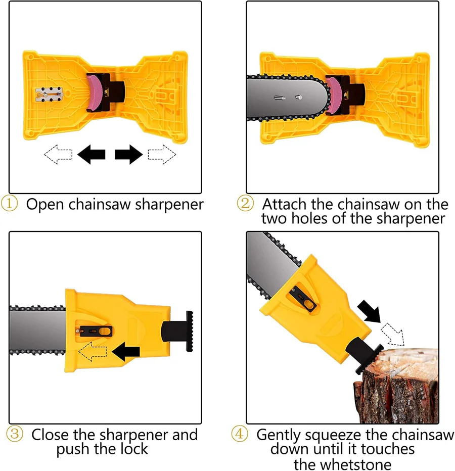 Professional Chainsaw Teeth Sharpener - Fast & Efficient Blade Sharpening Tool for Precision Cutting