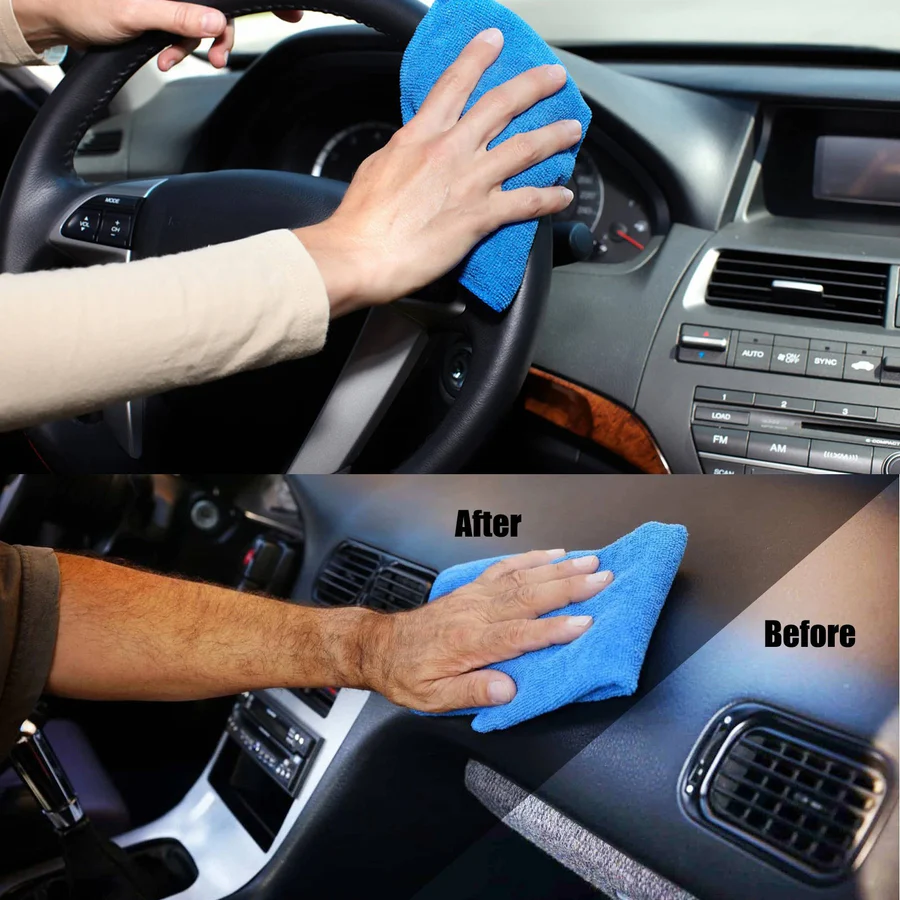 Premium Car Interior Cleaner Kit - 3 Essential Products for Deep Cleaning & Detailing