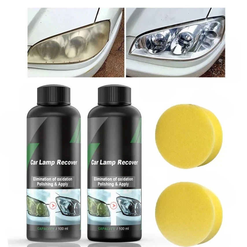 2-Pack Headlight Lens Restoration Kit - Revive Dull Headlights for Clear Visibility