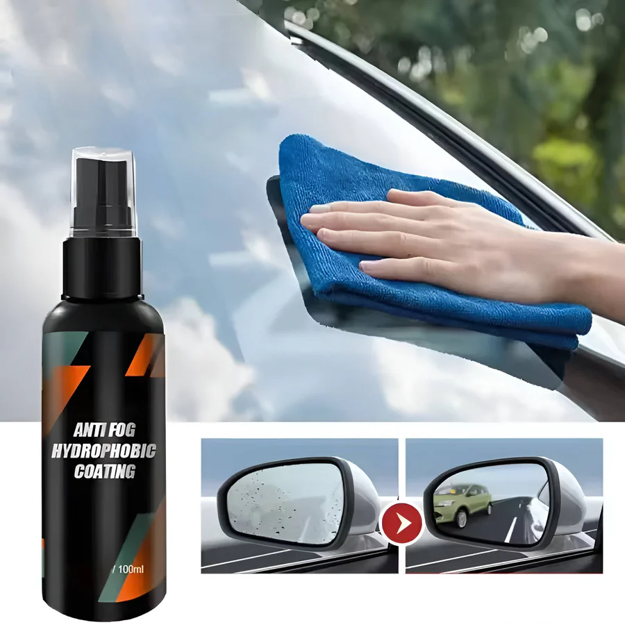 Premium Windshield Water Repellent - Advanced Hydrophobic Treatment for Clear Visibility & Safety in Rainy Conditions