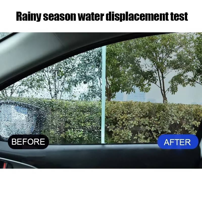Premium Windshield Water Repellent - Advanced Hydrophobic Treatment for Clear Visibility & Safety in Rainy Conditions
