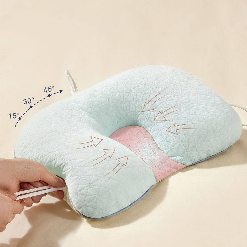 Ergonomic Baby Pillow for Flat Head Prevention - Infant Head Support Pillow for Optimal Comfort and Alignment