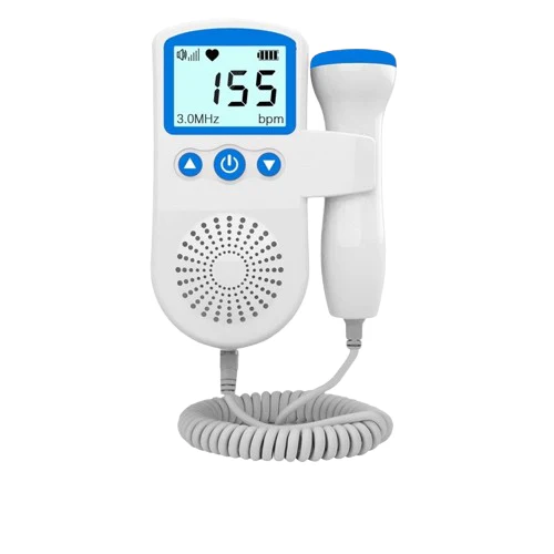 Fetal Doppler Heart Rate Monitor with Sound Detection - Prenatal Baby Heartbeat Listener