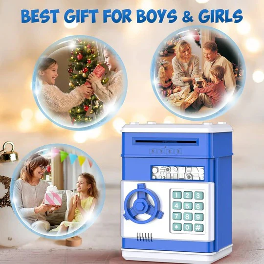 Colorful Kids' Piggy Bank - Fun & Durable Savings Bank for Children