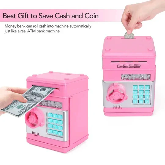 Colorful Kids' Piggy Bank - Fun & Durable Savings Bank for Children