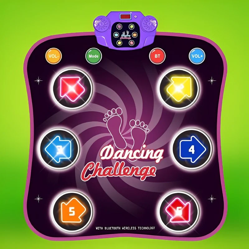 Interactive Dance Mat for Kids - 5 Levels of Fun & Challenges | Engaging Dance Game for Active Play