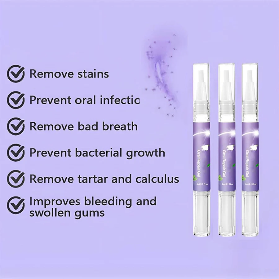 3-Pack Dog Oral Repair Gel - Effective Dental Care for Healthy Gums & Fresh Breath