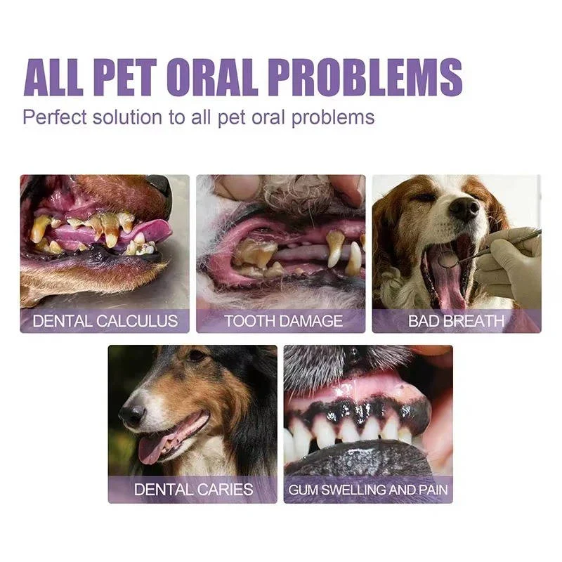 3-Pack Dog Oral Repair Gel - Effective Dental Care for Healthy Gums & Fresh Breath