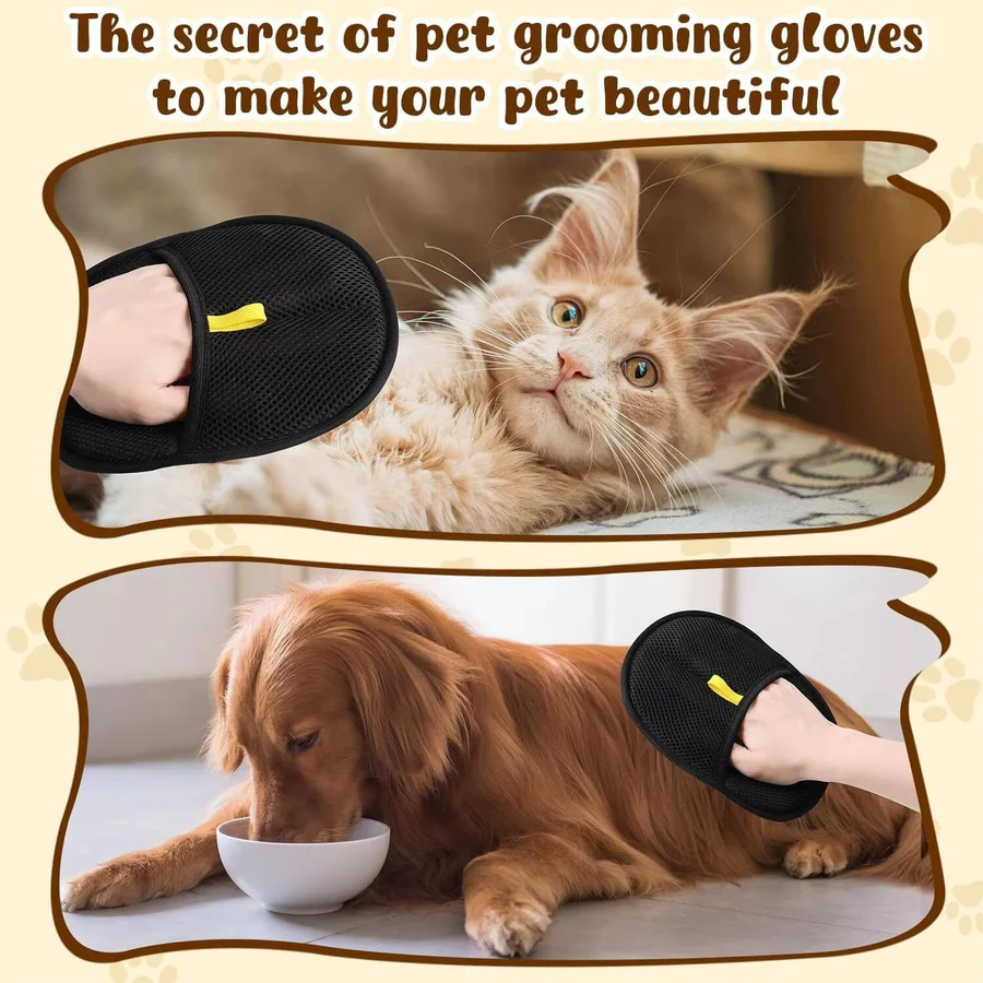 Pet Hair Remover Tool Set - 2 Pack for Effortless Fur Removal from Furniture & Clothing