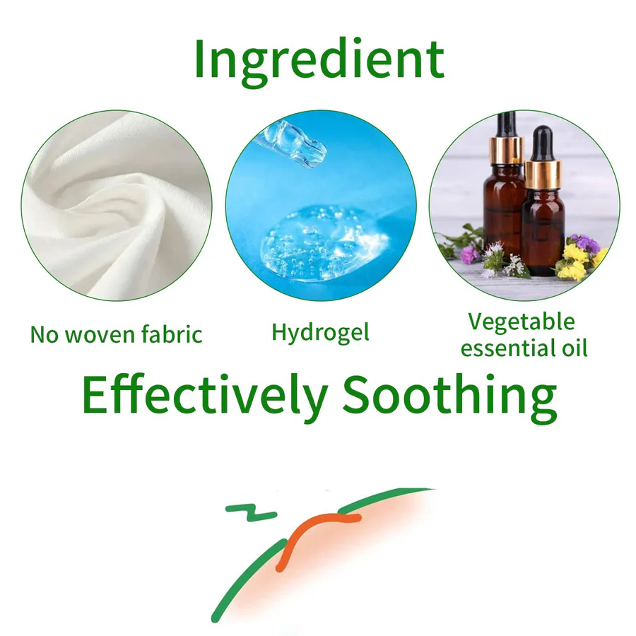 Home Remedy Mosquito Bite Relief Patches - Soothing Treatment for Itchy Skin