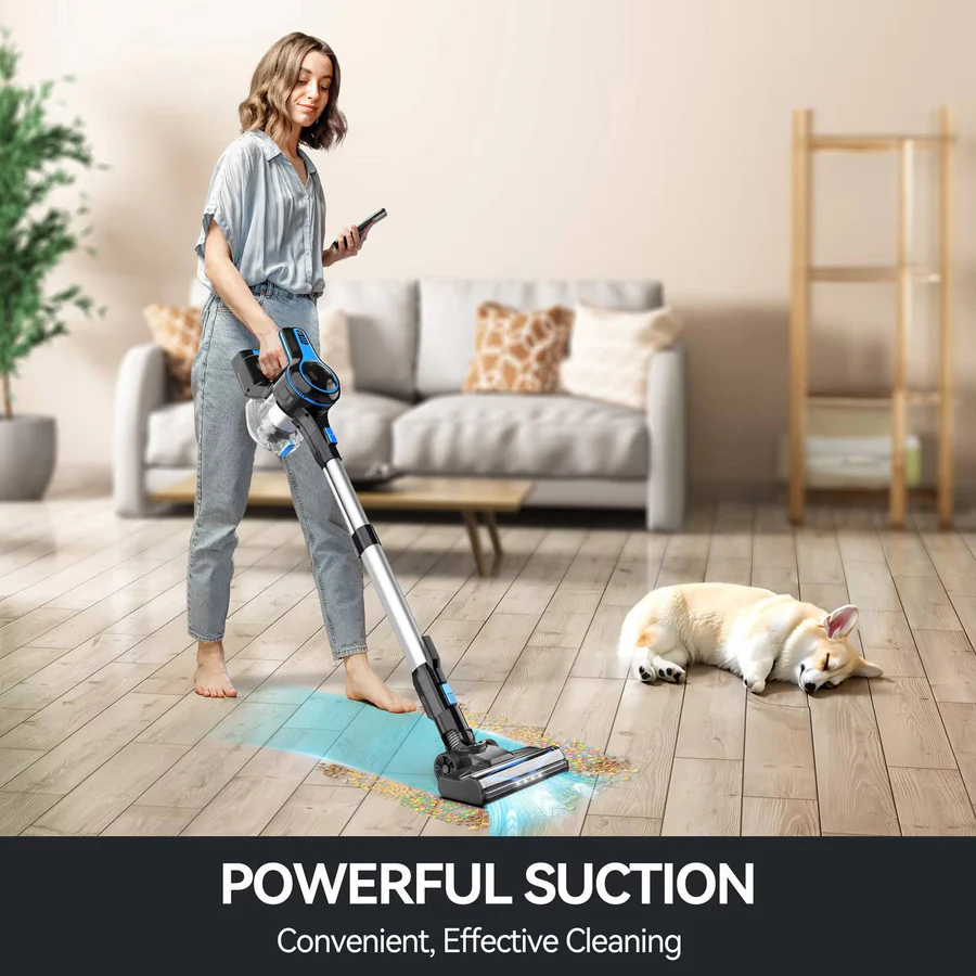 Powerful Cordless Vacuum Cleaner for Home - Lightweight, Bagless, and Versatile for Easy Cleaning