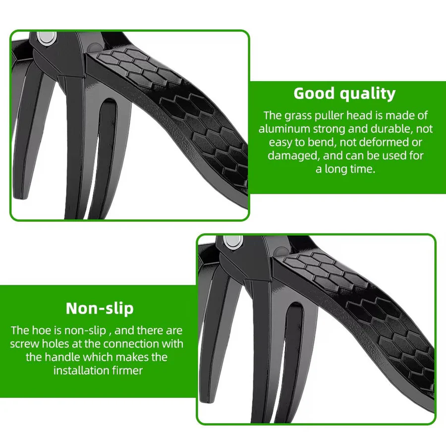 Ergonomic Stand-Up Weed Puller Tool with Long Handle - Effortless Weeding Solution for Gardens and Lawns