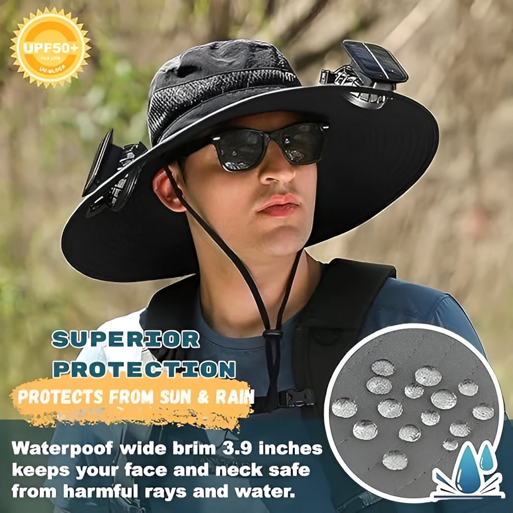 Men's Lightweight Breathable Sun Hat - UV Protection, Quick-Dry, Outdoor & Travel Essential