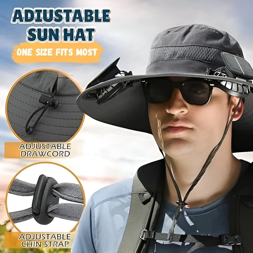 Men's Lightweight Breathable Sun Hat - UV Protection, Quick-Dry, Outdoor & Travel Essential