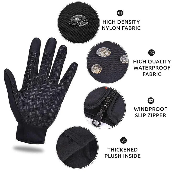 Unisex Thermal Touch Screen Winter Gloves - Warm & Comfortable for Cold Weather