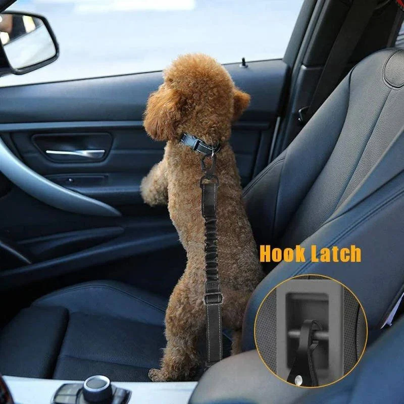 Adjustable Dog Car Seat Safety Belt - Secure Pet Travel Harness for Dogs - Universal Fit for Cars and SUVs