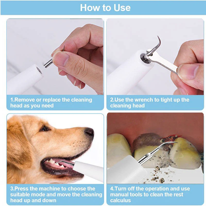 Dog Plaque Remover - Effective Tartar & Calculus Control for Healthy Teeth