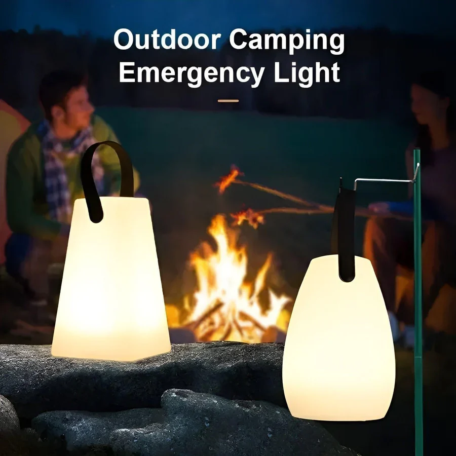 Cordless Waterproof LED Table Lamp - Portable, Rechargeable, and Stylish Indoor/Outdoor Lighting