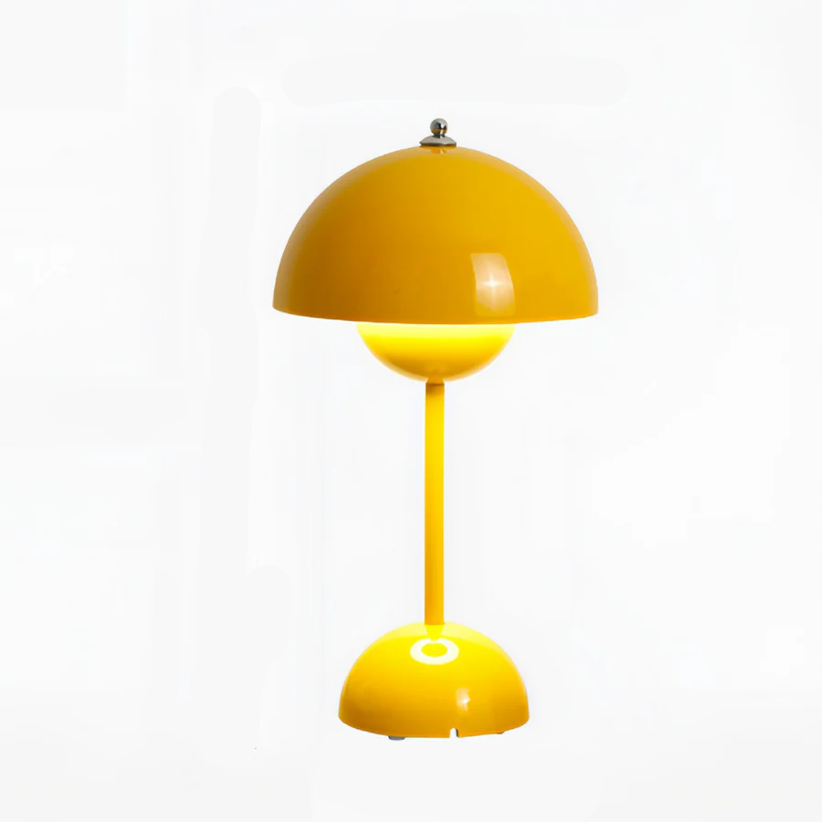 Nordic Style Mushroom Lamp with USB Charging - Modern LED Night Light for Home Decor