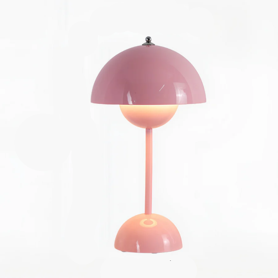 Nordic Style Mushroom Lamp with USB Charging - Modern LED Night Light for Home Decor