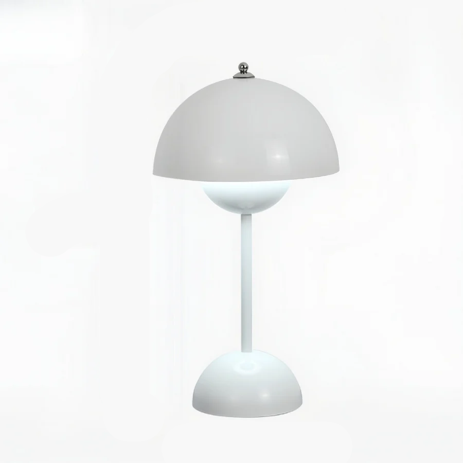 Nordic Style Mushroom Lamp with USB Charging - Modern LED Night Light for Home Decor