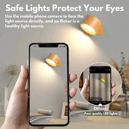 360° Rotatable Rechargeable Wall Light - Versatile and Portable LED Fixture for Indoor & Outdoor Use