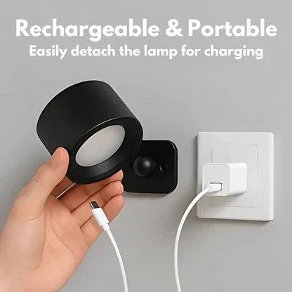 360° Rotatable Rechargeable Wall Light - Versatile and Portable LED Fixture for Indoor & Outdoor Use