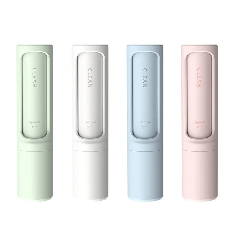 Reusable Lint Roller with Built-In Pet Hair Remover Brush - Eco-Friendly, Easy to Clean, Perfect for Clothing & Furniture