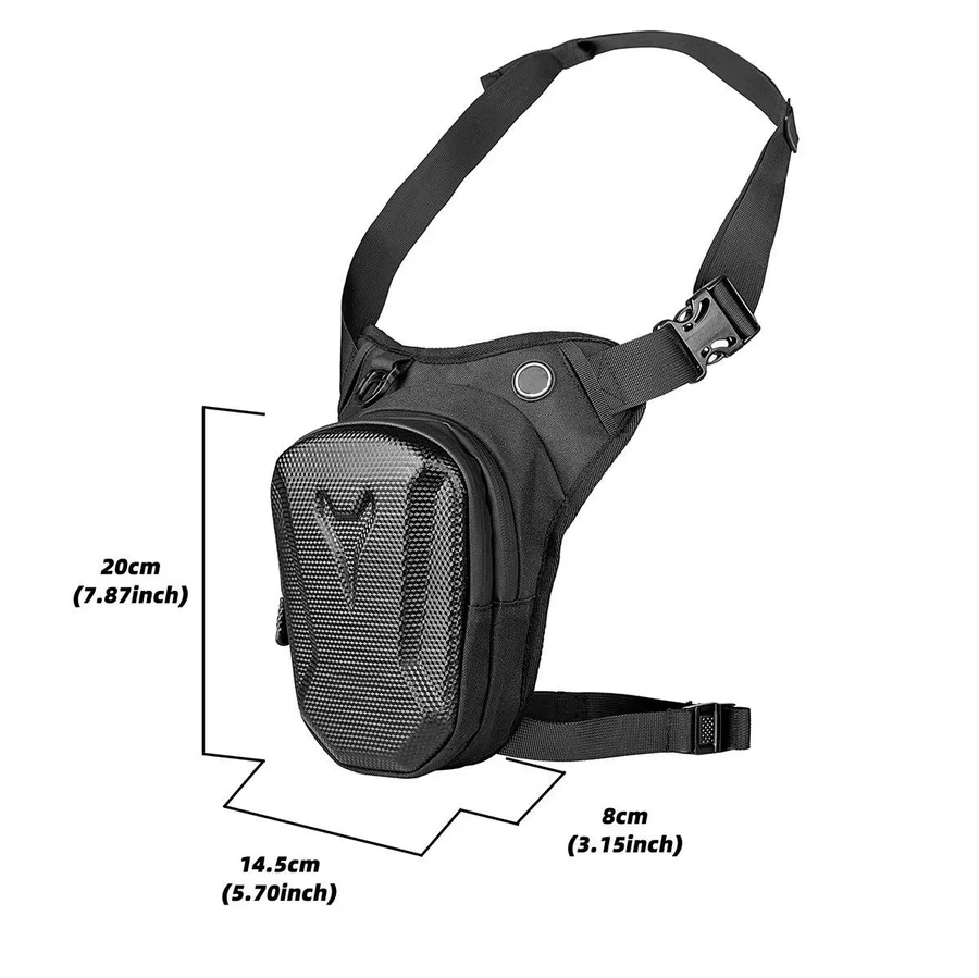 Waterproof Motorcycle Leg Bag with Secure Storage - Durable & Stylish Rider Accessory
