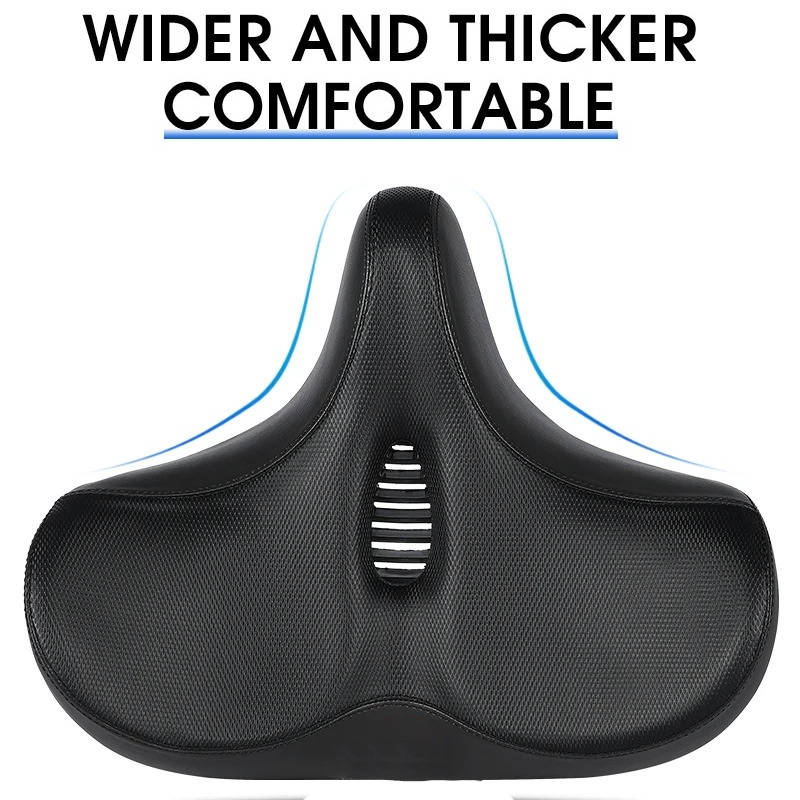 Ergonomic Memory Foam Bike Saddle with Ventilation - Ultimate Comfort for Long Rides