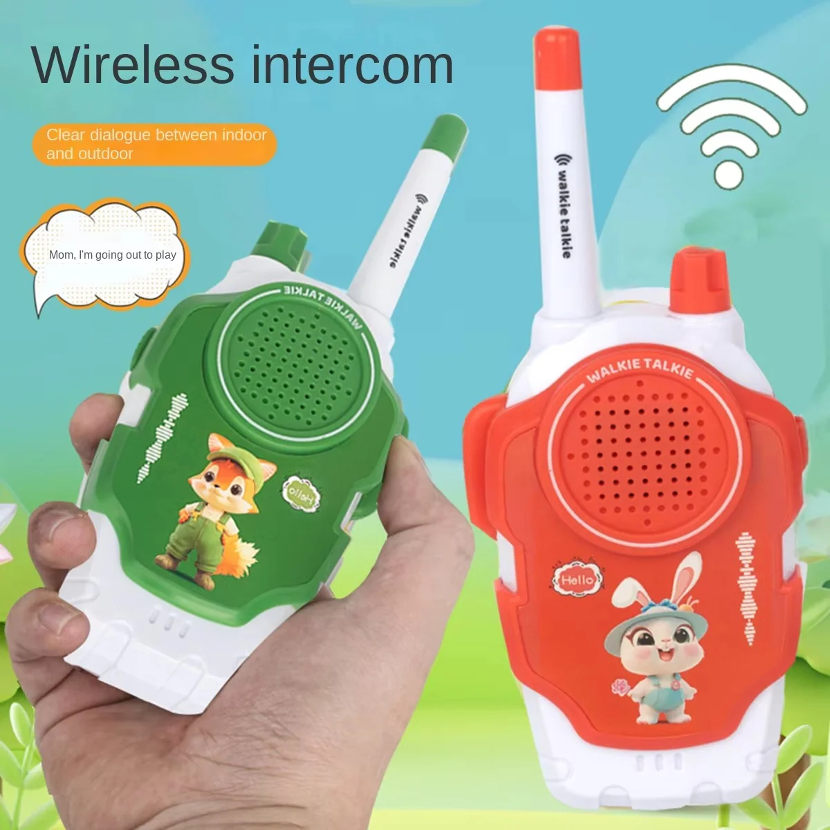 Kids Walkie Talkies - Adventure Radios for Kids, 2-Pack with Long Range Communication