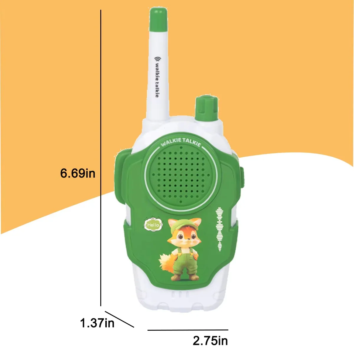 Kids Walkie Talkies - Adventure Radios for Kids, 2-Pack with Long Range Communication