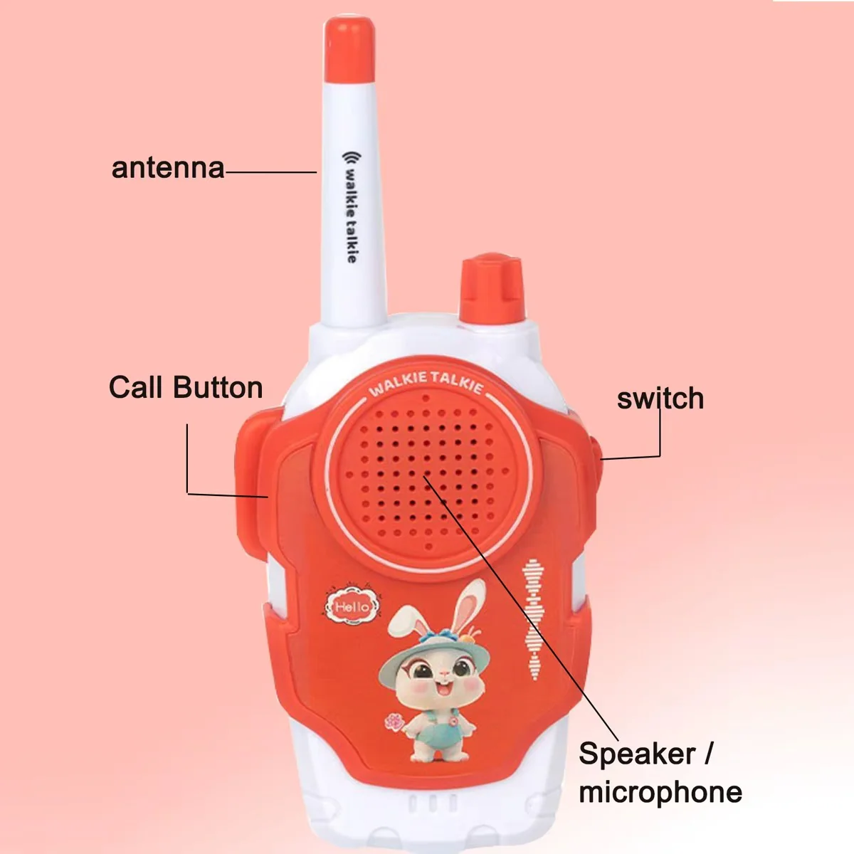 Kids Walkie Talkies - Adventure Radios for Kids, 2-Pack with Long Range Communication