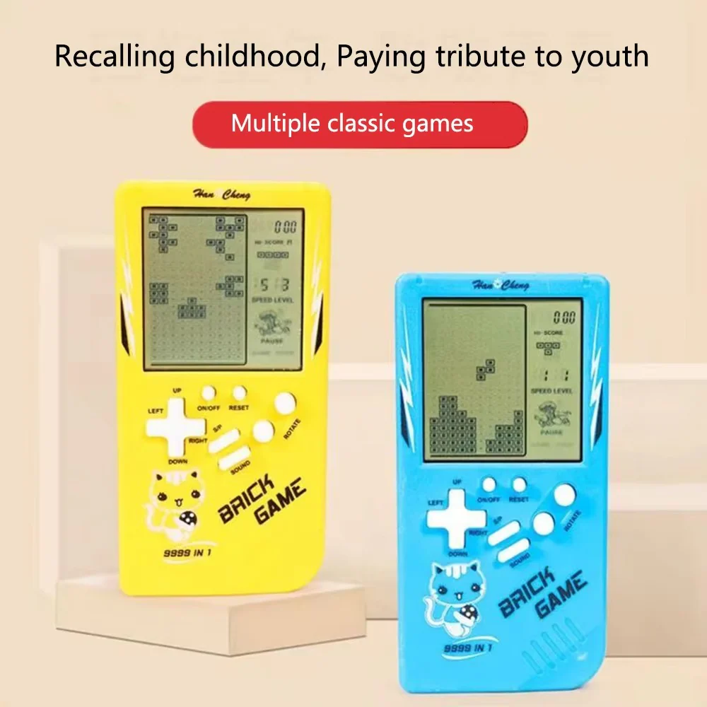Portable Classic Game Console for Kids - Retro Gaming System with 500 Built-in Games, Handheld Design, Perfect for Family Fun