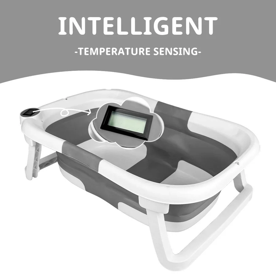 Portable Foldable Newborn Bathing Tub - Space-Saving Baby Bathtub for Easy Storage & Travel