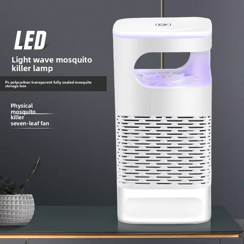 UV LED Mosquito Trap with Suction Fan & Night Light - Indoor Insect Catcher for Effective Pest Control