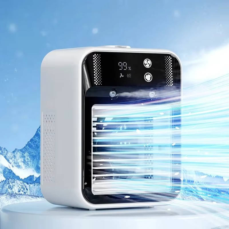 Portable Misting Air Cooler - Dual Nano Spray Technology & Rechargeable Battery for Ultimate Cooling Comfort
