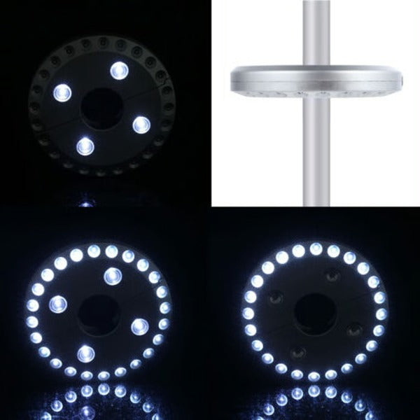 Warm LED Glow Patio Umbrella Light - Outdoor Lighting for Ambiance & Safety