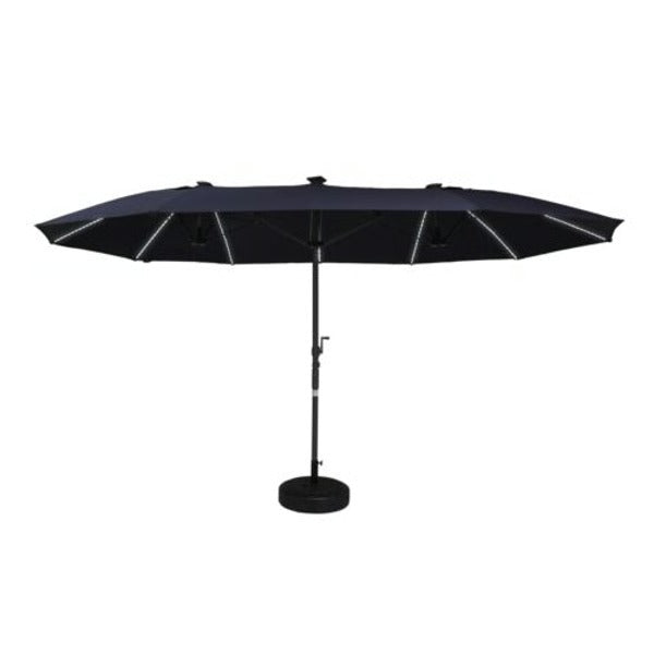 Warm LED Glow Patio Umbrella Light - Outdoor Lighting for Ambiance & Safety
